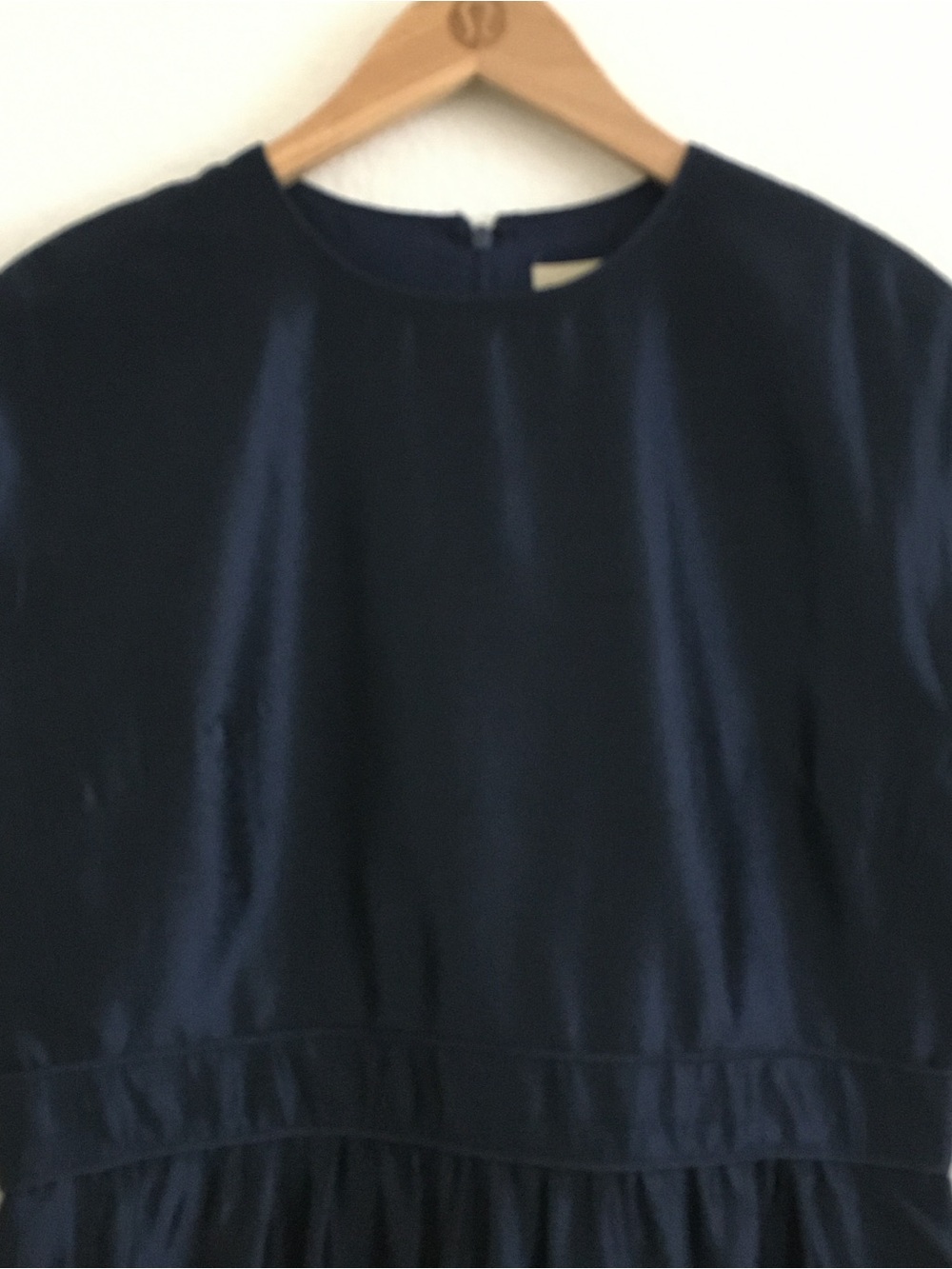Burberry Mini Dress – Women’s Size 12 – Navy Blue Silk Blend - Picture 2 of 16